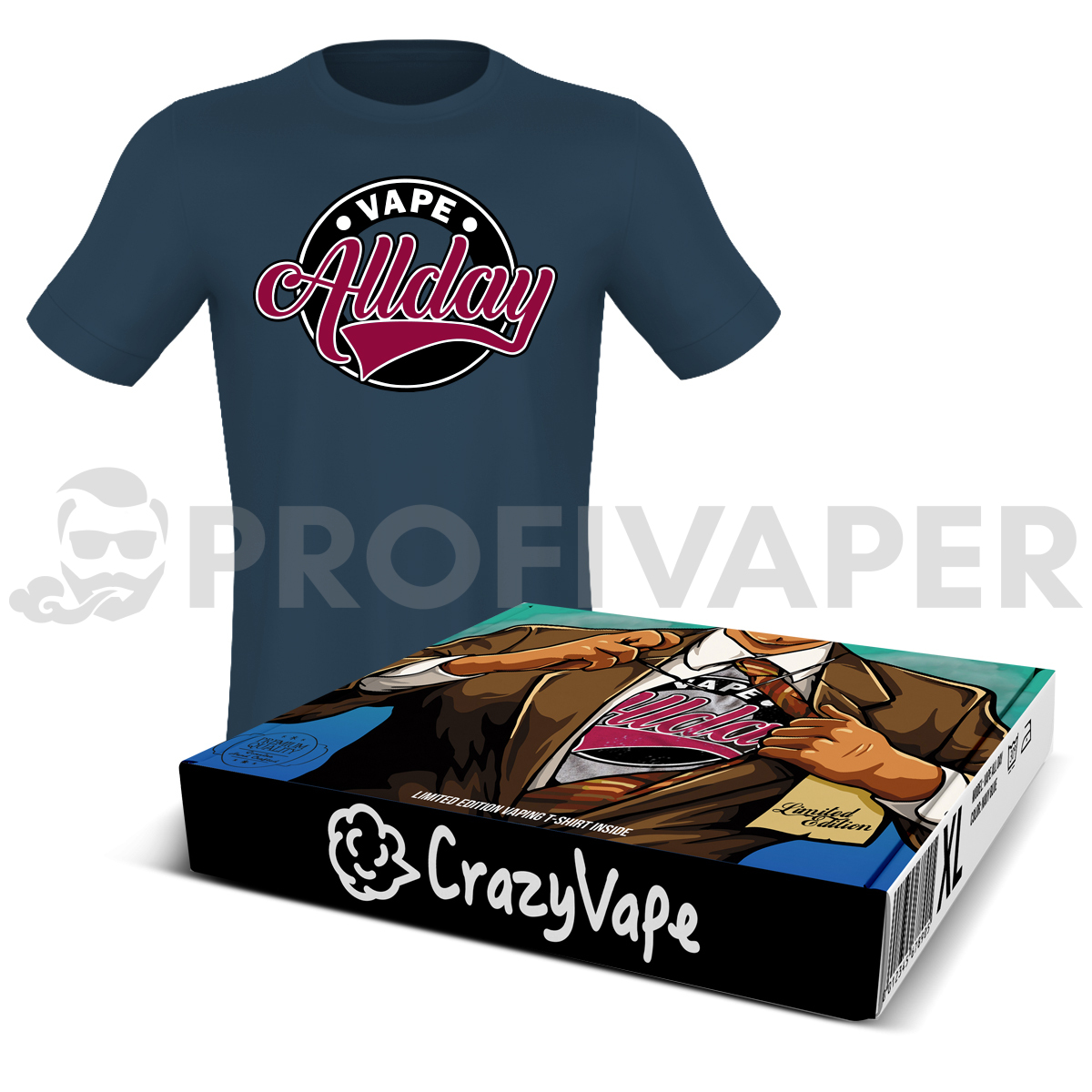 Tričko CrazyVape - Vape All Day