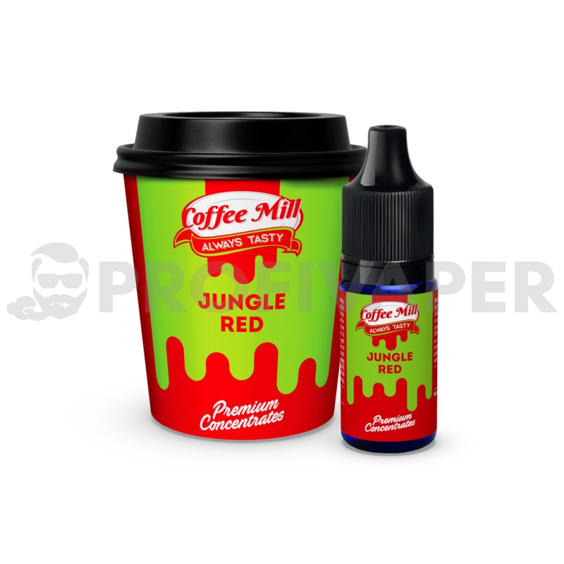 Coffee Mill príchuť Červené ovocie (Jungle Red) Profivaper