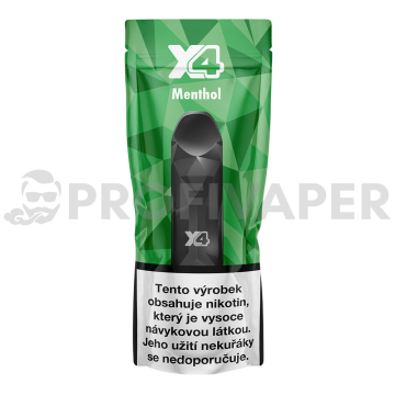 X4 Mentol - jednorázová e-cigareta
