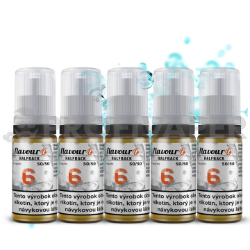 Flavourit 50/50 - HALFBACK 6mg, 5x10ml