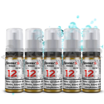 Flavourit 50/50 - WINGER 12mg, 5x10ml