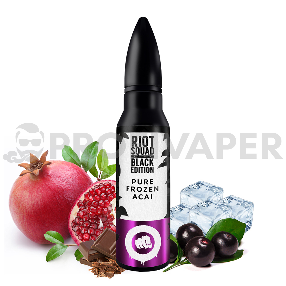 Riot Squad Black Edition Ľadové acai (Pure Frozen Acai) Profivaper