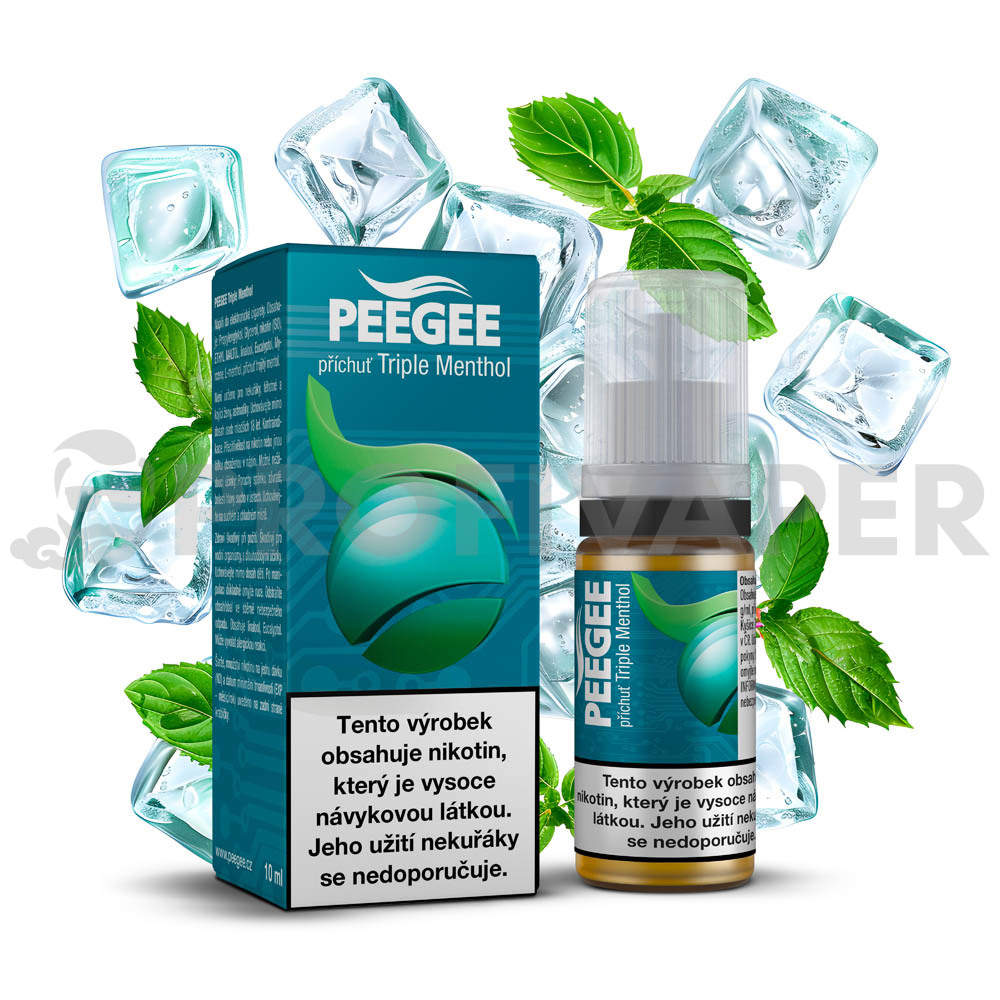 PEEGEE - Trojitý mentol (Triple Menthol)