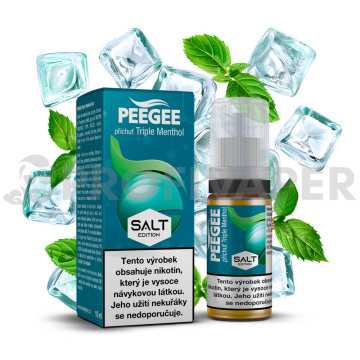 PEEGEE Salt - Trojitý mentol (Triple Menthol)