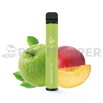 Elf Bar 600 elektronická cigareta - Jablko a broskev (Apple Peach) 20mg
