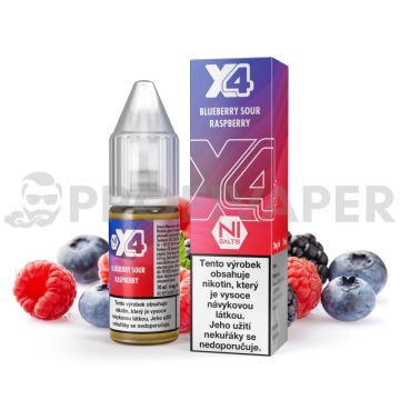 X4 Bar Juice - Borůvka a malina (Blue Sour Raspberry)