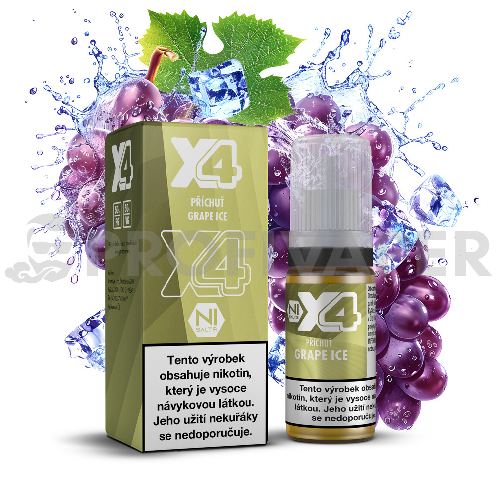 X4 Bar Juice - Chladivé hroznové víno (Grape Ice)