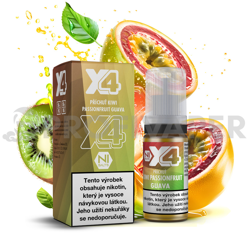 X4 Bar Juice - Kiwi, marakuja a guava (Kiwi Passionfruit Guava)