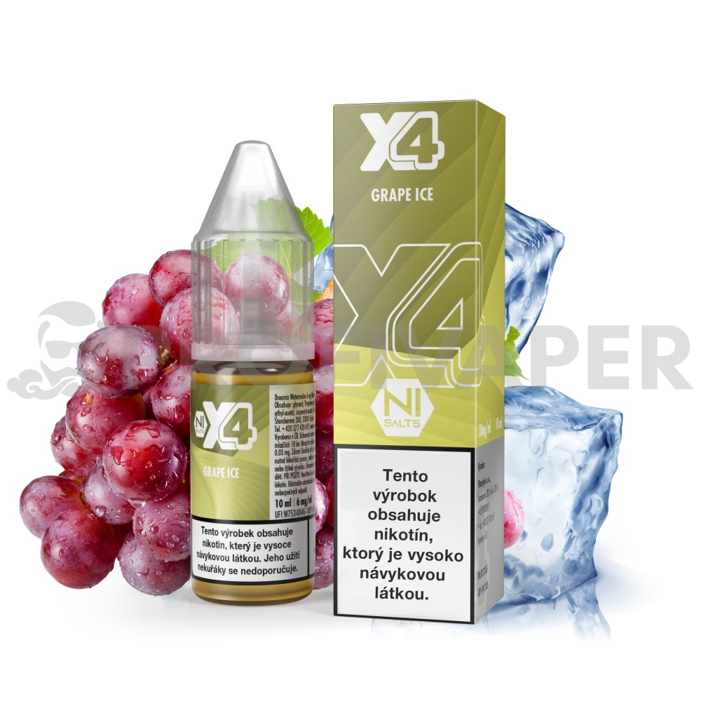X4 Bar Juice - Chladivé hrozno (Grape Ice)
