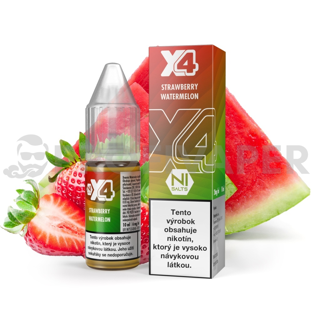 X4 Bar Juice - Jahoda a melón (Strawberry Watermelon)