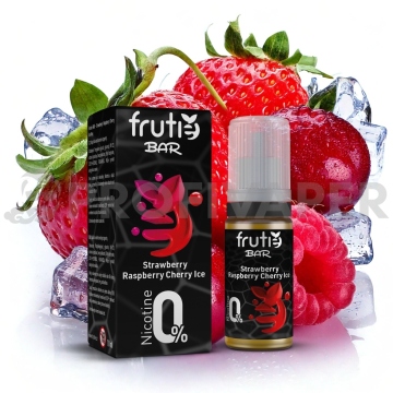 Frutie BAR Juice - Chladivá jahoda, malina, čerešňa (Strawberry Raspberry Cherry Ice) - bez nikotínu