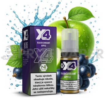 X4 Bar Juice - Černý rybíz a jablko (Blackcurrant Apple)