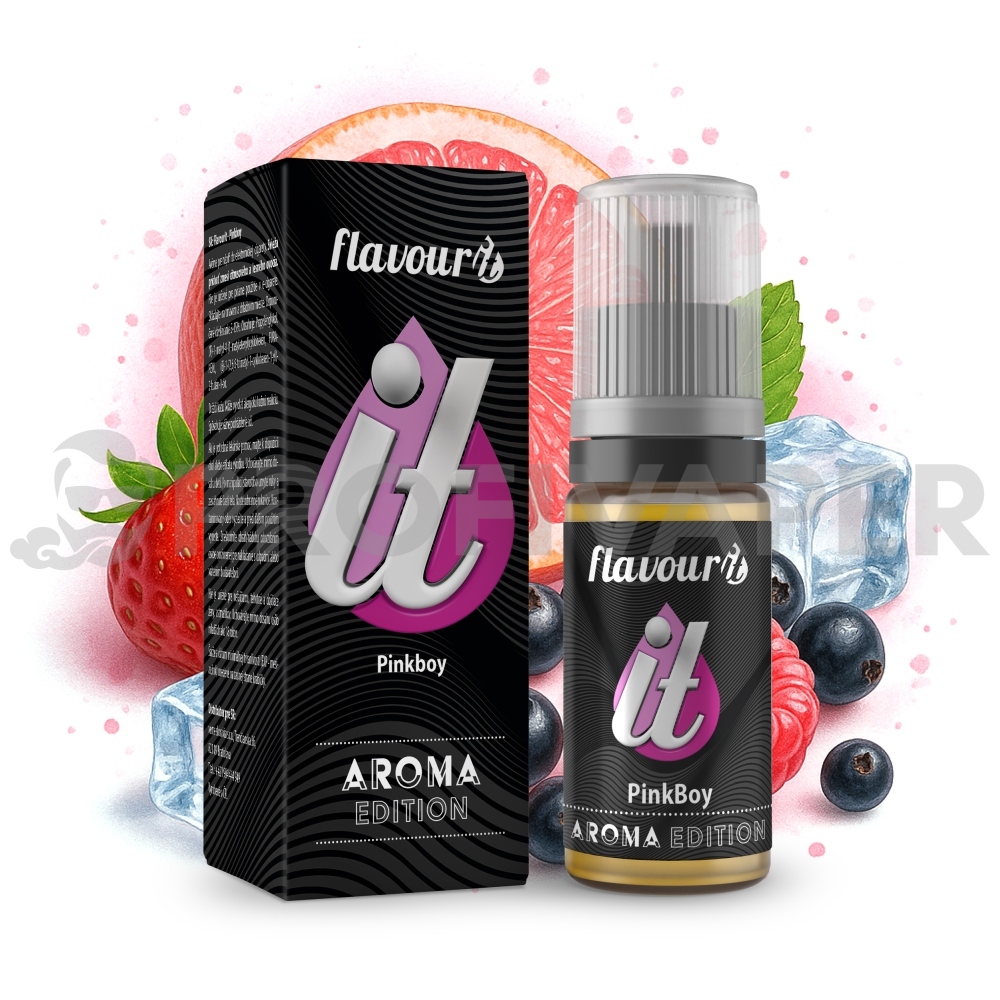 Flavourit Aroma - Chladivé jahody, maliny a grep (Pinkboy)