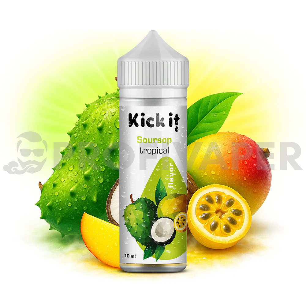 Kickit Tropická graviola (Soursop Tropical) - Shake and Vape