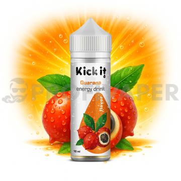 Kickit Energetický nápoj a guarana (Guarana Energy Drink) - Shake and Vape