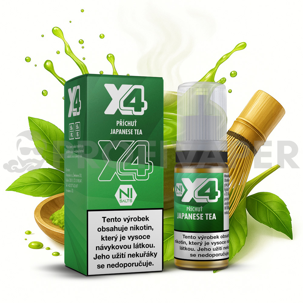X4 Bar Juice - Japonský čaj (Japanese Tea)